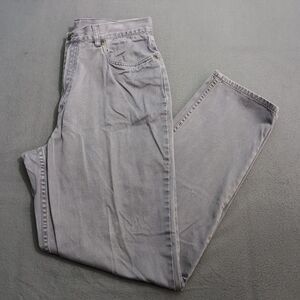 VTG L.L Bean Women 12 M-T Double L Relaxed Fit Gray Straight Leg Jeans